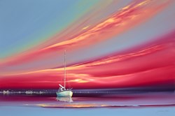 Calm Waters by Jonathan Shaw - Original Painting on Board sized 36x24 inches. Available from Whitewall Galleries